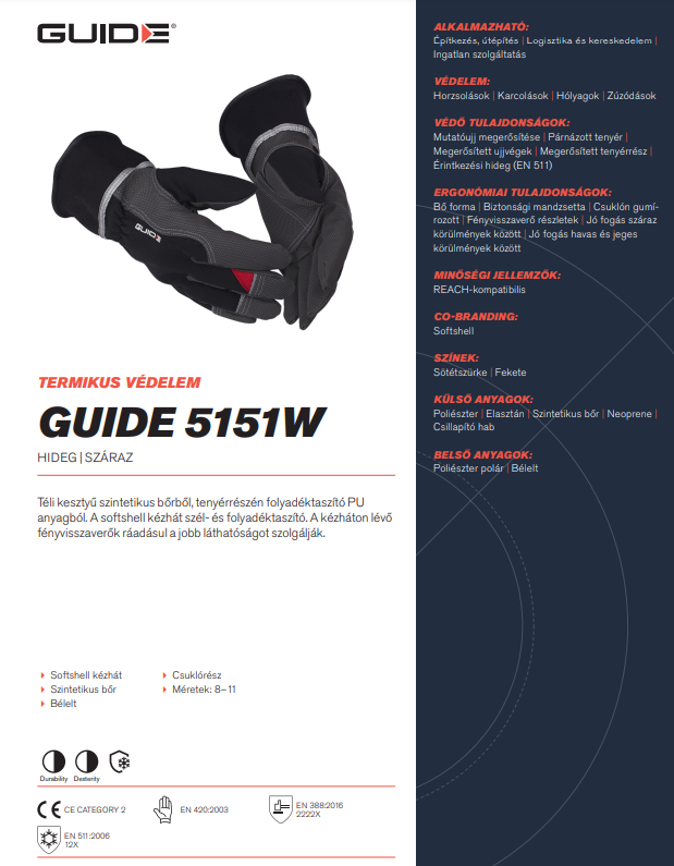 Guide 5151W Adatlap