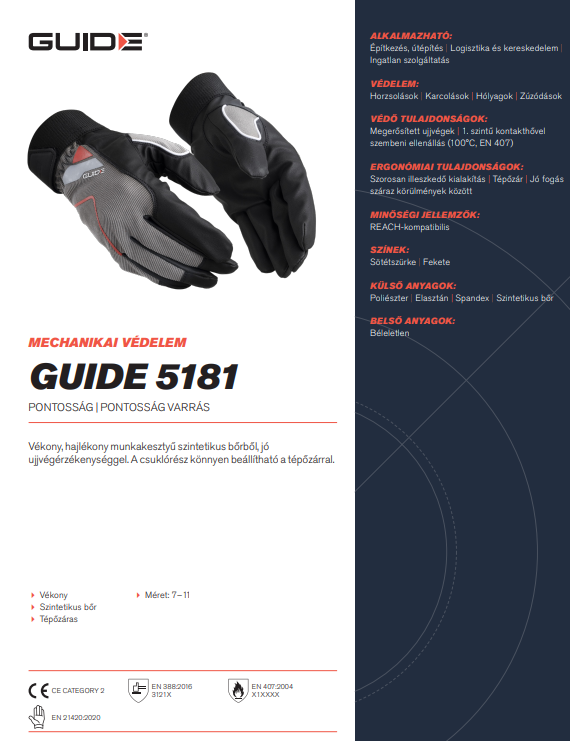 Guide 5181 adatlap