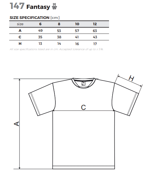 Malfini fantasy 147 mérettáblázat