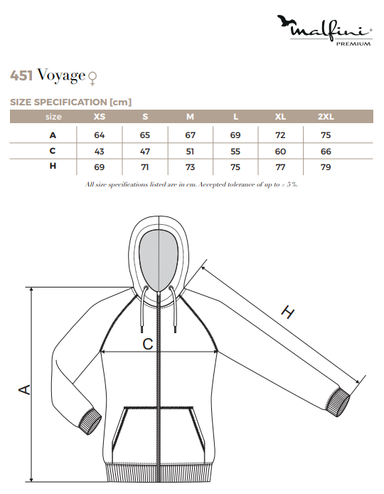 Malfini voyage 451 női pulóver mérettáblázat