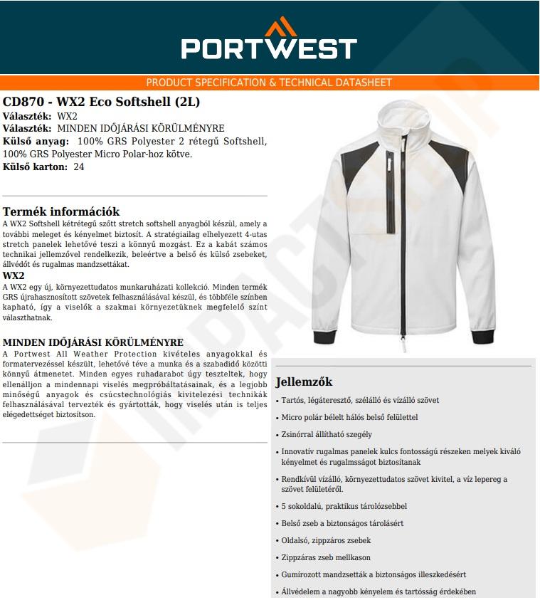 Portwest CD870 adatlap