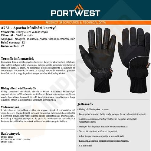 Portwest A751 adatlap