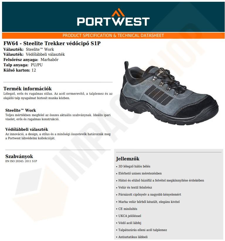 Portwest FW64 adatlap